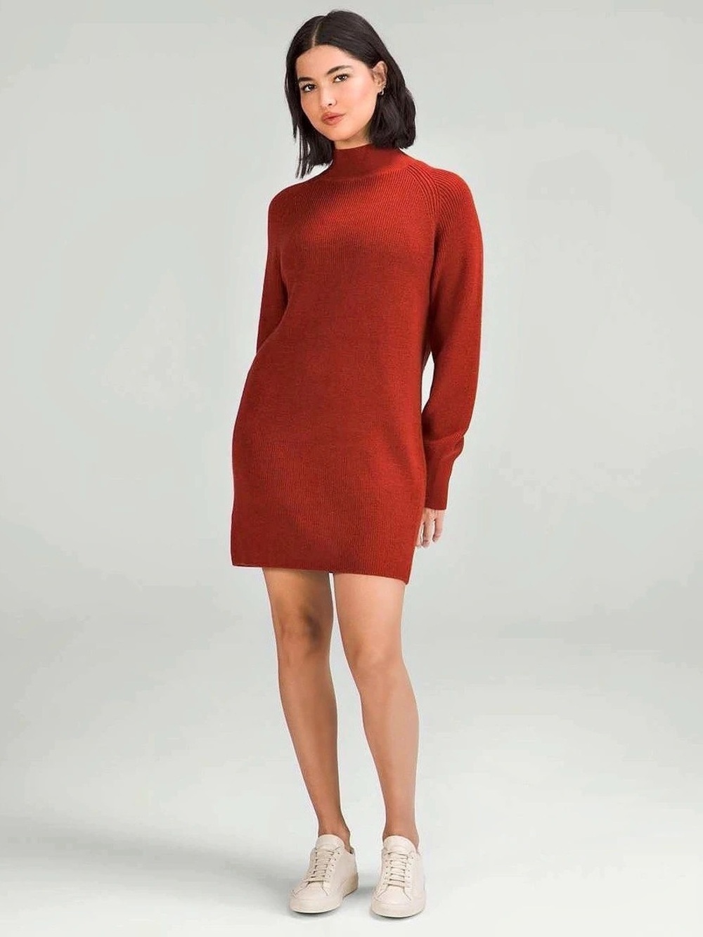 lululemon Merino Wool-Blend Knit Dress Knit Mini Dress Size 8